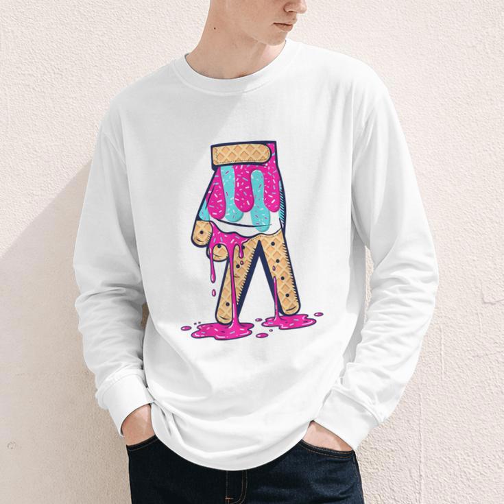 Baseball Ice Cream Drip Boys Glove Sprinkles Baseball Lover Youth Long Sleeve Tee Baseball Ice Cream Drip Boys Glove Sprinkles Baseball Lover Youth Long Sleeve Tee
