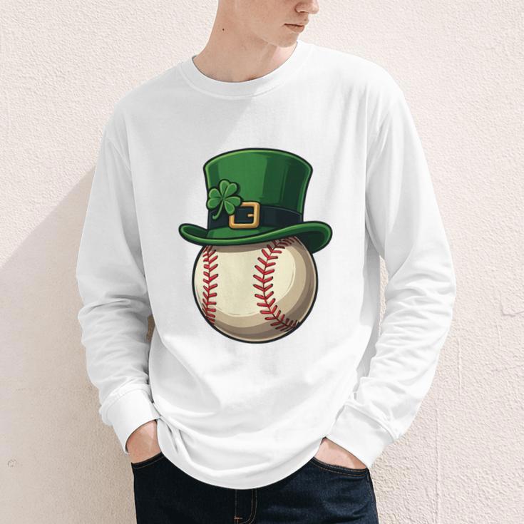Baseball Leprechaun Hat Saint Patrick Retro Youth Long Sleeve Tee Baseball Leprechaun Hat Saint Patrick Retro Youth Long Sleeve Tee