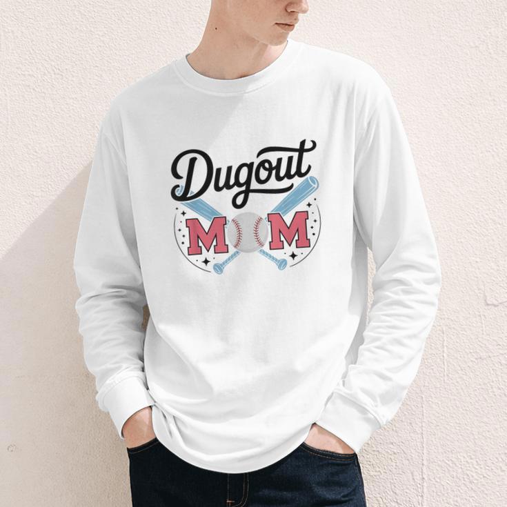 Baseball Mom – Proud Dugout Supporter Youth Long Sleeve Tee