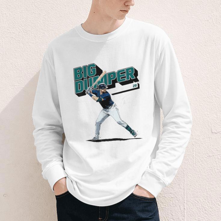 Cal Raleigh Seattle MLB Baseball Players MLBCRA205M Youth Long Sleeve Tee