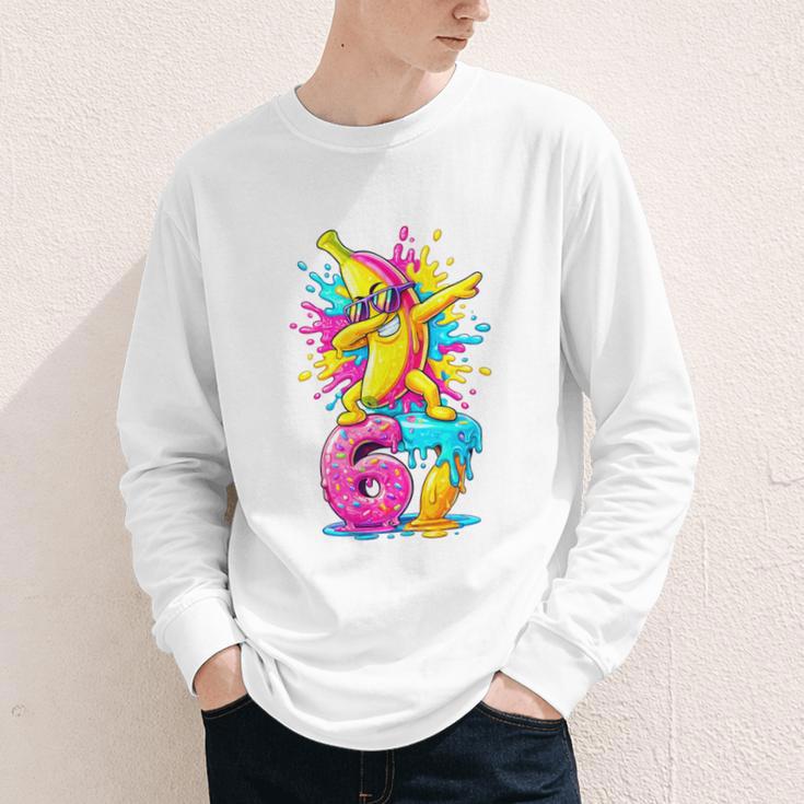 Dabbing Banana 67 Drip Baseball Drip Six Seven Joke Premium Tri-Blend Youth Long Sleeve Tee Dabbing Banana 67 Drip Baseball Drip Six Seven Joke Premium Tri-Blend Youth Long Sleeve Tee