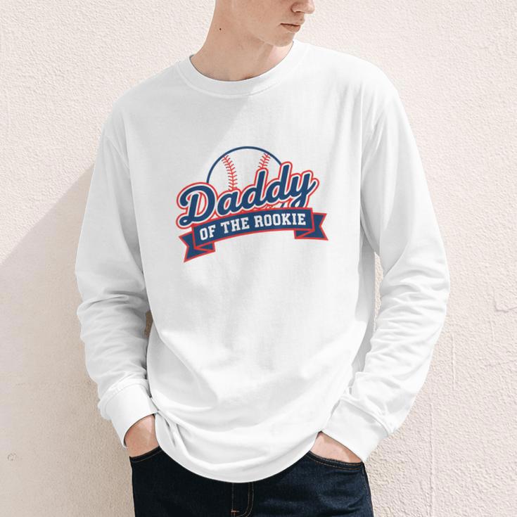 Dad Daddy Of The Rookie Baseball Youth Long Sleeve Tee