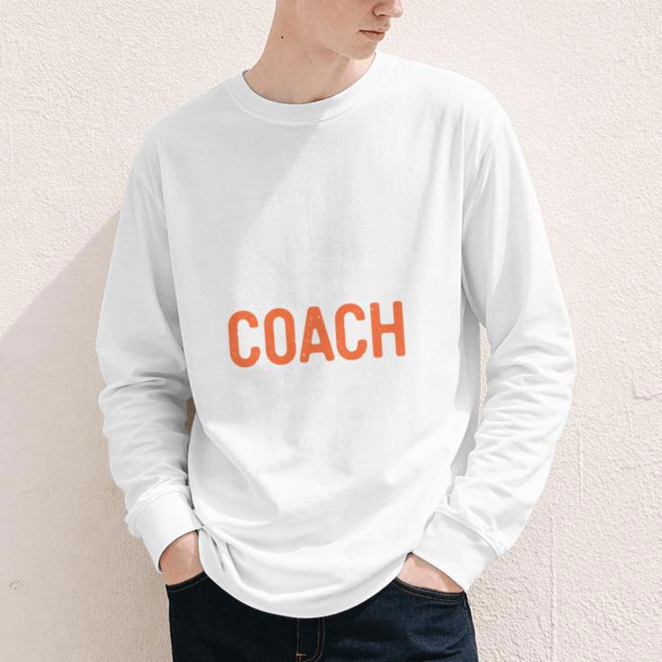 Eat Sleep Coach Repeat Shirt Men Women Baseball Lover Youth Long Sleeve Tee