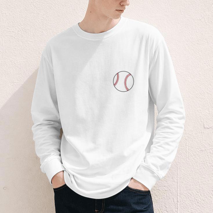 My Favorite Baseball Player Calls Me Mom Youth Long Sleeve Tee