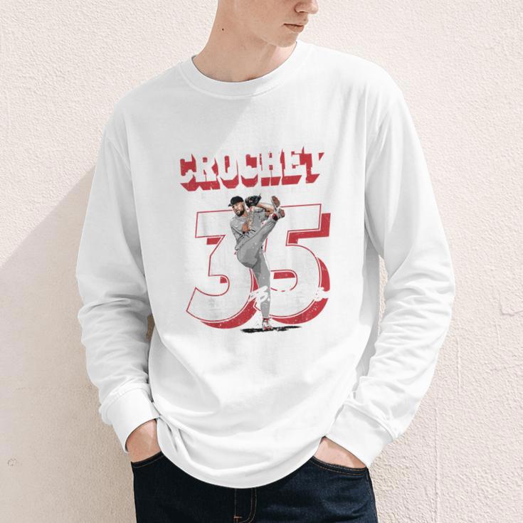 Garrett Crochet Boston Baseball Players MLBGCR201M Youth Long Sleeve Tee