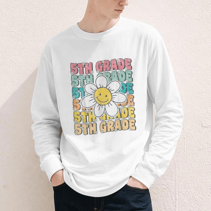 Groovy 5th Grade Back To School First Day Of Fifth Grade Youth Long Sleeve Tee Groovy 5th Grade Back To School First Day Of Fifth Grade Youth Long Sleeve Tee