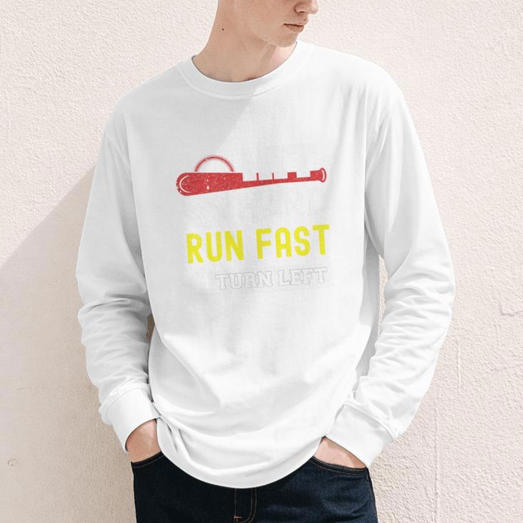 Hit Hard Run Fast Turn Left Baseball Quote Fan Coach Premium Tri-Blend Youth Long Sleeve Tee Hit Hard Run Fast Turn Left Baseball Quote Fan Coach Premium Tri-Blend Youth Long Sleeve Tee