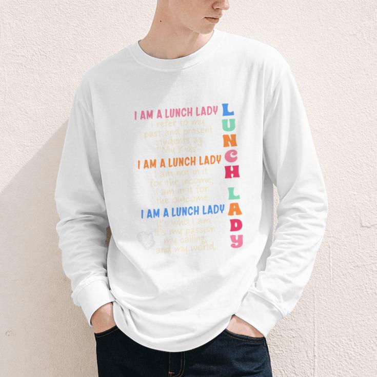 I'm A Lunch Lady Back To School Cafeteria Worker Squad Youth Long Sleeve Tee I'm A Lunch Lady Back To School Cafeteria Worker Squad Youth Long Sleeve Tee