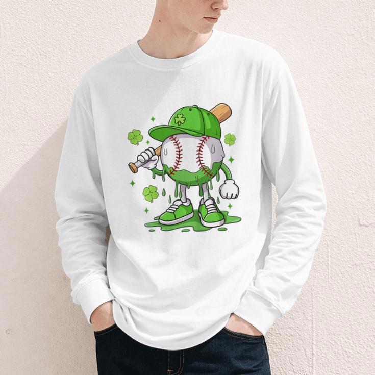 Kids Boys Happy St Patricks Day Kids Baseball Ice Cream Drip Youth Long Sleeve Tee Kids Boys Happy St Patricks Day Kids Baseball Ice Cream Drip Youth Long Sleeve Tee