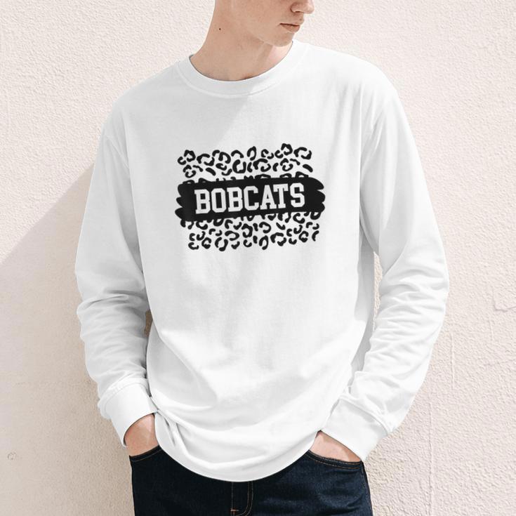 Leopard Bobcats School Spirit Fan Team Back To School Youth Long Sleeve Tee Leopard Bobcats School Spirit Fan Team Back To School Youth Long Sleeve Tee