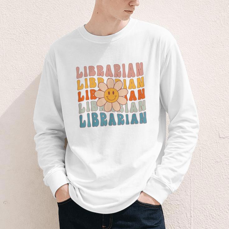 Librarian Retro Find Me At The Library Back To School Youth Long Sleeve Tee Librarian Retro Find Me At The Library Back To School Youth Long Sleeve Tee