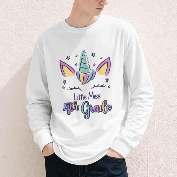 Little Miss Fourth Grade 2026 Back To School 4th Grade Girls Youth Long Sleeve Tee Little Miss Fourth Grade 2026 Back To School 4th Grade Girls Youth Long Sleeve Tee