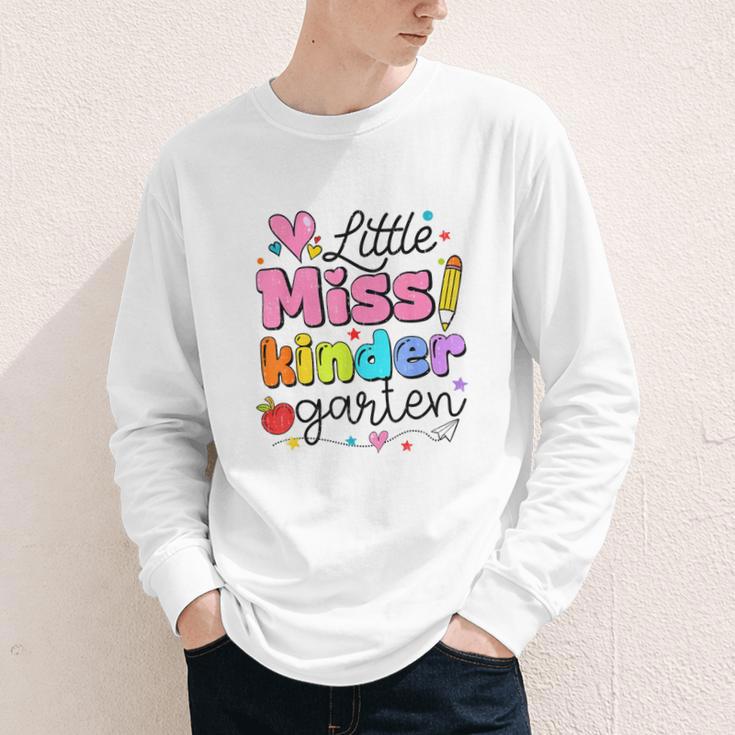 Little Miss Kindergarten Back To School Cute Kinder Girls Youth Long Sleeve Tee Little Miss Kindergarten Back To School Cute Kinder Girls Youth Long Sleeve Tee