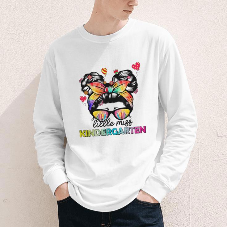 Little Miss Kindergarten Back To School Kindergarten Girls Youth Long Sleeve Tee Little Miss Kindergarten Back To School Kindergarten Girls Youth Long Sleeve Tee