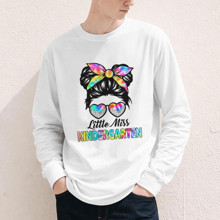 Little Miss KINDERGARTEN First Day Back To School Girls Kids Youth Long Sleeve Tee Little Miss KINDERGARTEN First Day Back To School Girls Kids Youth Long Sleeve Tee