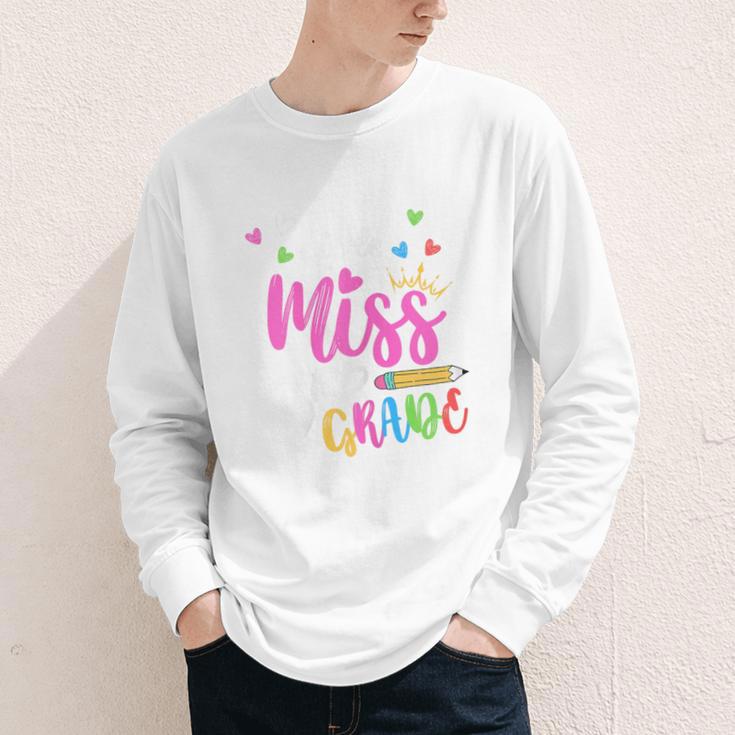 Little Misss Third Grade Back To School 3rd Grader Girl Youth Long Sleeve Tee Little Misss Third Grade Back To School 3rd Grader Girl Youth Long Sleeve Tee