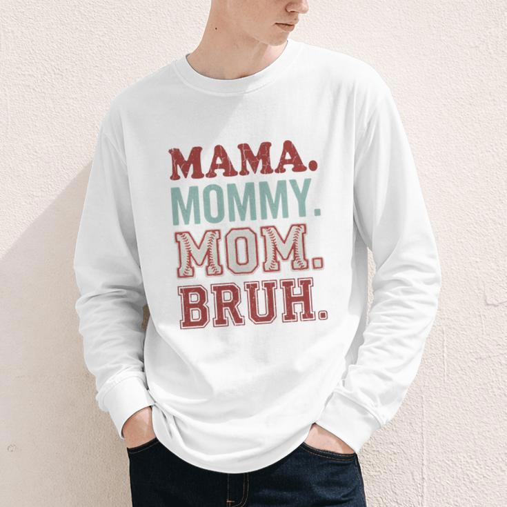 Mama Mommy Mom Bruh Baseball Mom Life Youth Long Sleeve Tee Mama Mommy Mom Bruh Baseball Mom Life Youth Long Sleeve Tee