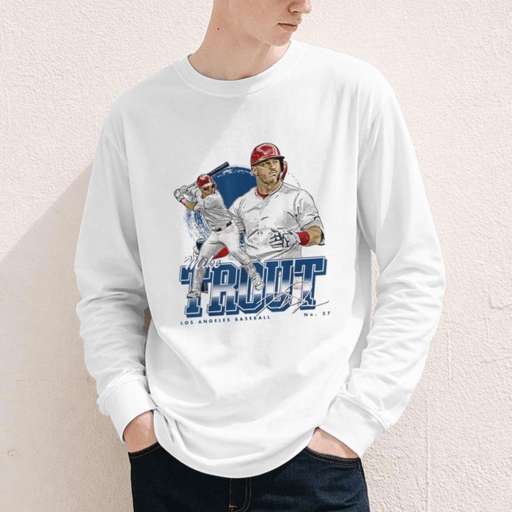 Mike Trout Los Angeles A MLB Baseball Players MLBMTR302N Youth Long Sleeve Tee