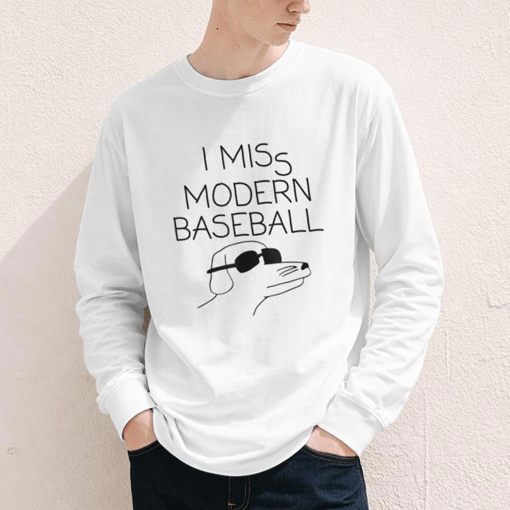 I Miss Modern Baseball Vintage Baseball Meme Tee Youth Long Sleeve Tee I Miss Modern Baseball Vintage Baseball Meme Tee Youth Long Sleeve Tee