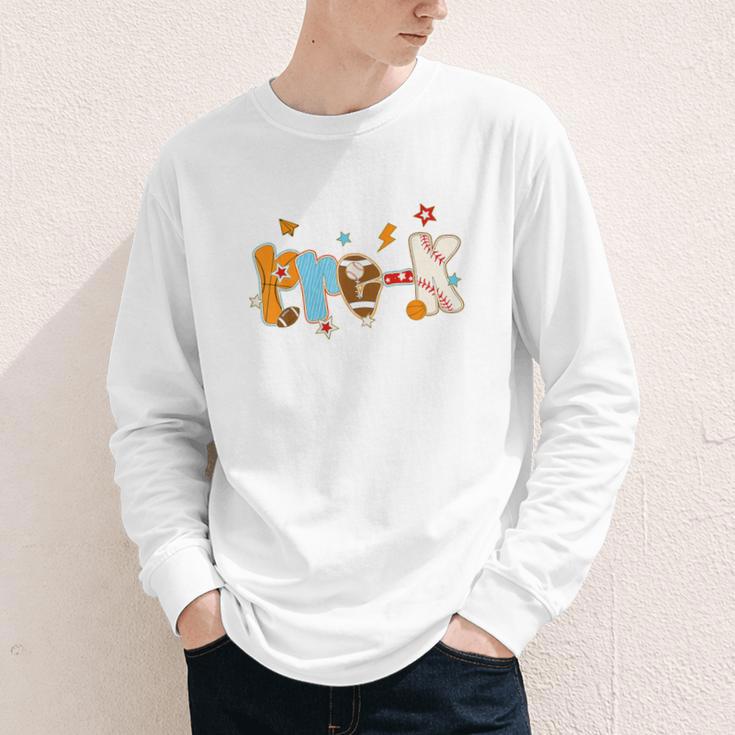Pre K Preschool Football Basketball Baseball Back To School Youth Long Sleeve Tee Pre K Preschool Football Basketball Baseball Back To School Youth Long Sleeve Tee