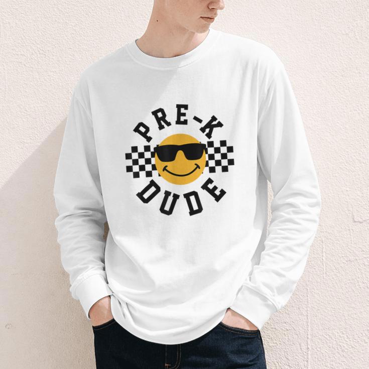 Preschool Dude Back To School Pre-K Students Kids Youth Long Sleeve Tee Preschool Dude Back To School Pre-K Students Kids Youth Long Sleeve Tee