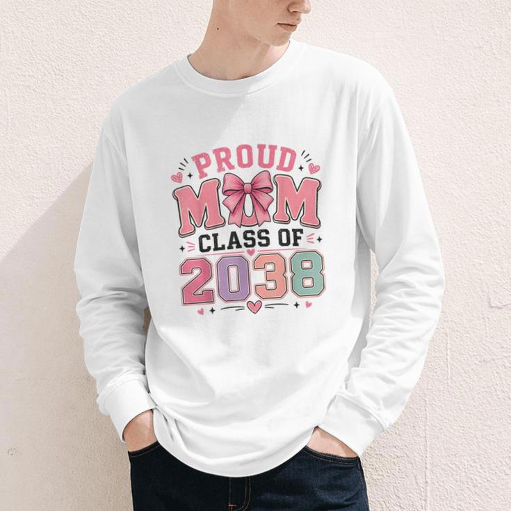 Proud Mom Class Of 2038 Retro Kindergarten Back To School Youth Long Sleeve Tee Proud Mom Class Of 2038 Retro Kindergarten Back To School Youth Long Sleeve Tee