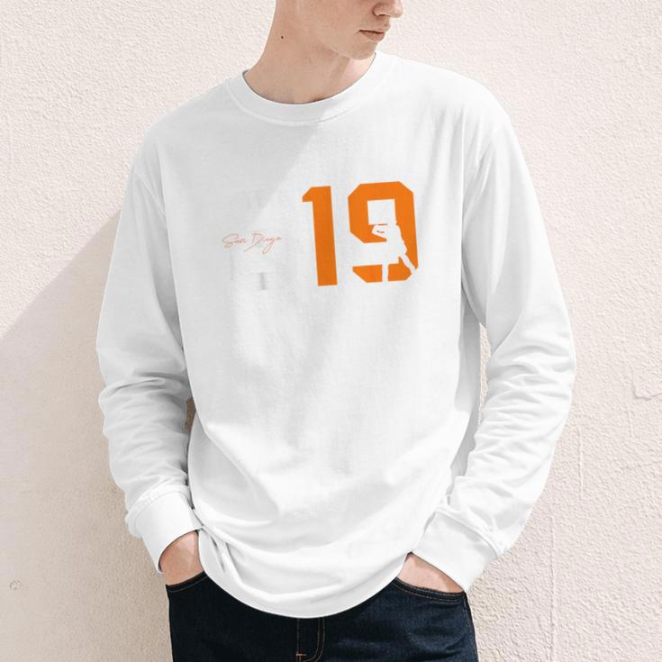 Retro San Diego 619 Vintage 90's Baseball Sports Style Lover Youth Long Sleeve Tee