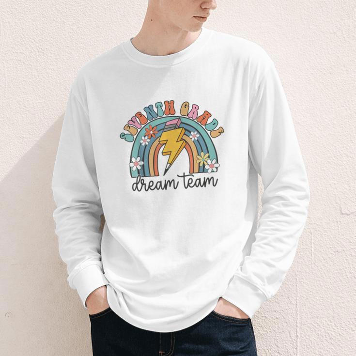 Seventh Grade Dream Team 1st Day Of 7th Grade Back To School Youth Long Sleeve Tee