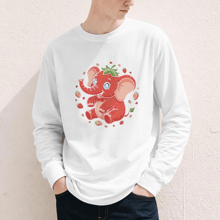 Strawberry Elephant Italian Brainrot Meme Back To School Comfort Colors Crop Top Youth Long Sleeve Tee Strawberry Elephant Italian Brainrot Meme Back To School Comfort Colors Crop Top Youth Long Sleeve Tee