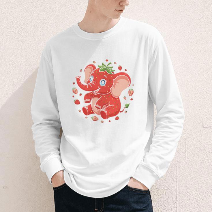 Strawberry Elephant Italian Brainrot Meme Back To School Premium Tri-Blend Youth Long Sleeve Tee Strawberry Elephant Italian Brainrot Meme Back To School Premium Tri-Blend Youth Long Sleeve Tee