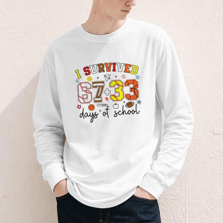 I Survived 6733 Days Baseball Football Softball 100 Days Youth Long Sleeve Tee I Survived 6733 Days Baseball Football Softball 100 Days Youth Long Sleeve Tee