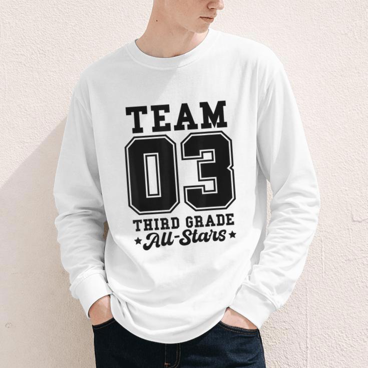 Team 3rd Grade All-Stars Back To School Sports Jersey Youth Long Sleeve Tee Team 3rd Grade All-Stars Back To School Sports Jersey Youth Long Sleeve Tee