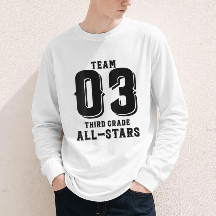 Team 3rd Grade All-Stars Back To School Tee For Stude Youth Long Sleeve Tee Team 3rd Grade All-Stars Back To School Tee For Stude Youth Long Sleeve Tee