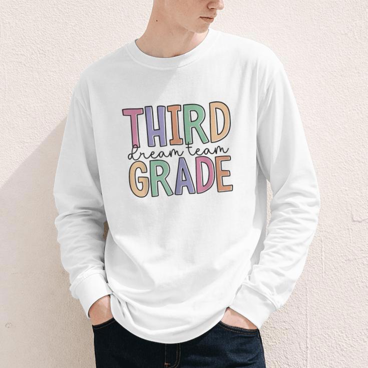 Third Grade Dream Team Back To School 3rd Grade Youth Long Sleeve Tee Third Grade Dream Team Back To School 3rd Grade Youth Long Sleeve Tee