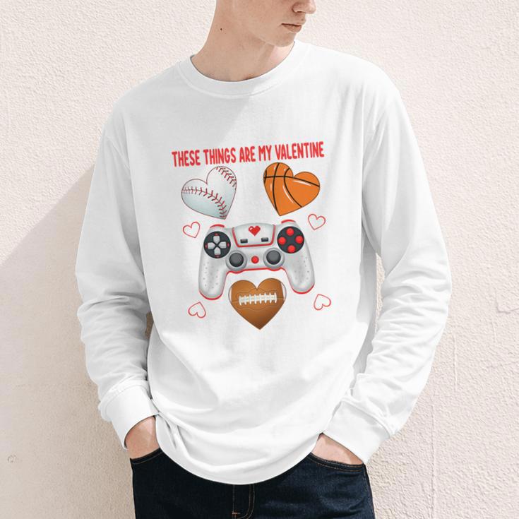 Valentines Day Boys Men Hearts Gaming Football Baseball Love Premium Tri-Blend Youth Long Sleeve Tee Valentines Day Boys Men Hearts Gaming Football Baseball Love Premium Tri-Blend Youth Long Sleeve Tee