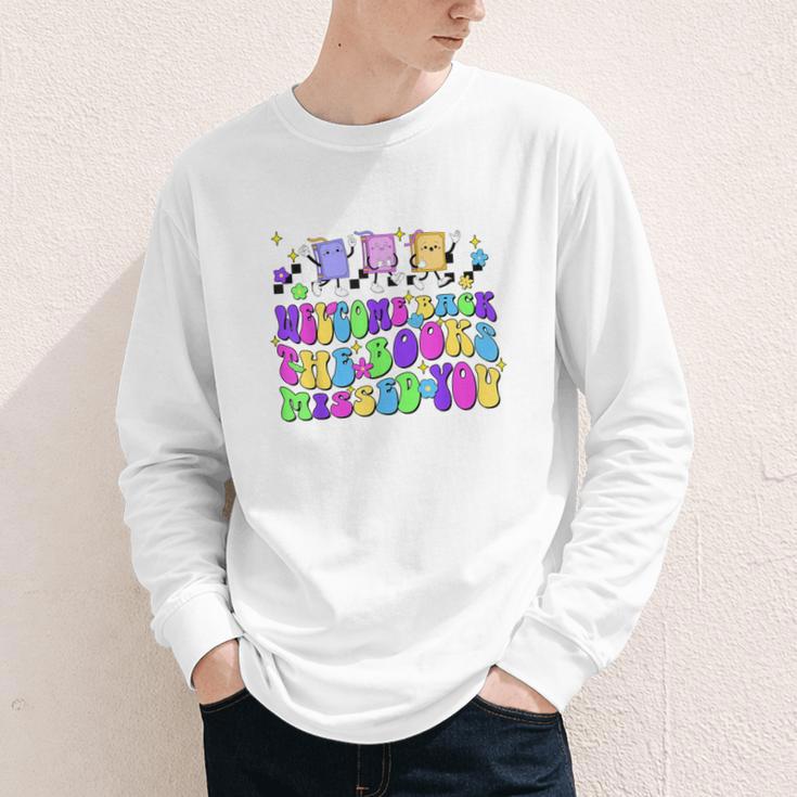 Welcome Back The Books Missed You Back To School Youth Long Sleeve Tee Welcome Back The Books Missed You Back To School Youth Long Sleeve Tee