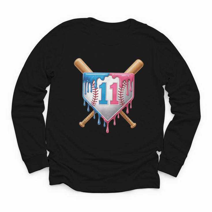 11th Birthday 11yr 2014 Baseball 11 Player 11th Birthday Youth Long Sleeve Tee