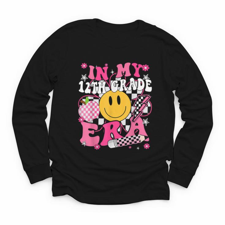 In My 12th Grade Era First Day Of School Back To School Girl Youth Long Sleeve Tee