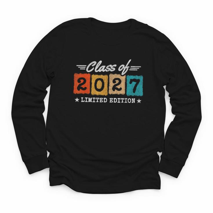 2027 Back To School Graduation Limited Edition Class Of 2027 Youth Long Sleeve Tee