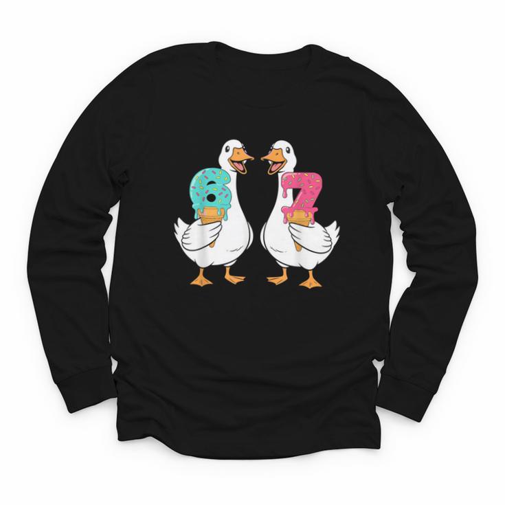 67 Baseball Ice Cream Drip Goose Six Seven Meme Youth Long Sleeve Tee
