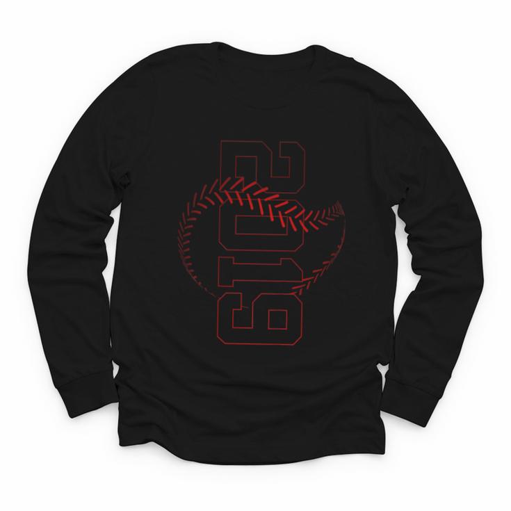 7 Years 2019 Baseball 7TH Birthday Youth Long Sleeve Tee