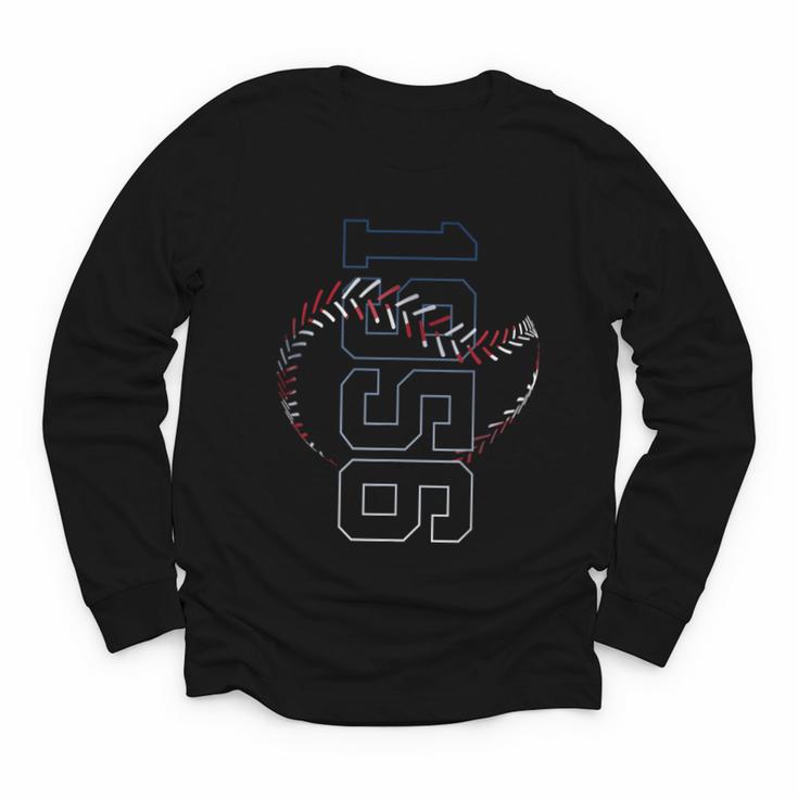 70 Years 1956 Baseball 70TH Birthday Youth Long Sleeve Tee