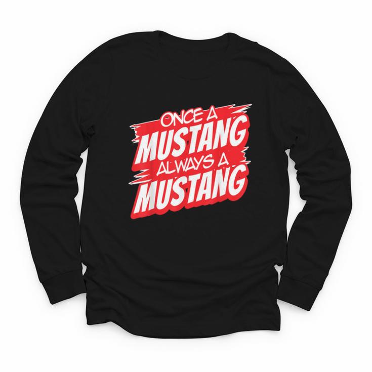 Always A Mustang Back To School Spirit R Youth Long Sleeve Tee