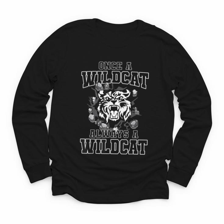 Always A Wildcat Back To School Spirit Youth Long Sleeve Tee