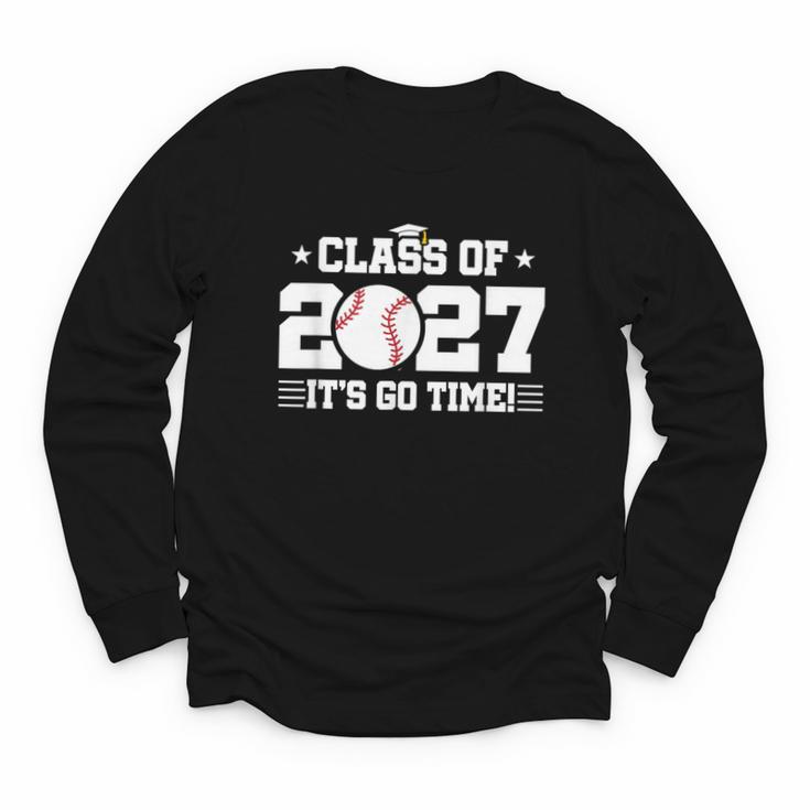 Back To School 2027 Baseball 2027 Graduation Class Of 2027 Youth Long Sleeve Tee