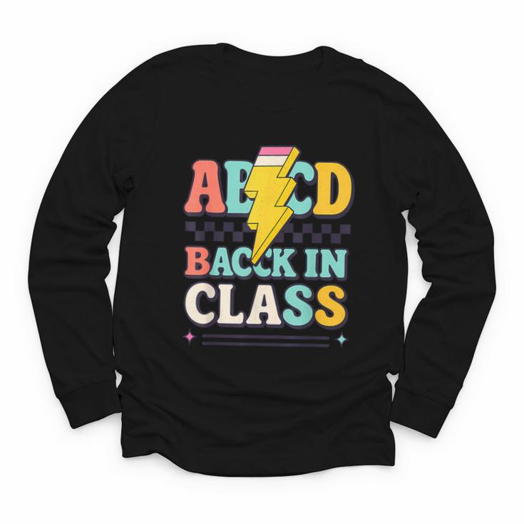 Back To School ABCD Back In Class Youth Long Sleeve Tee