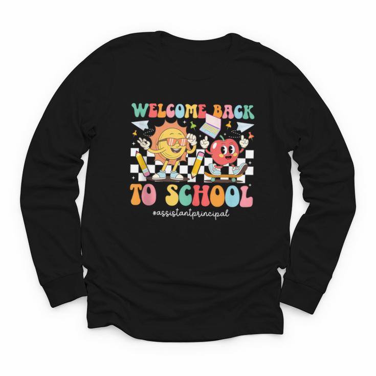 Back To School Assistant Principal First Day Of School Youth Long Sleeve Tee