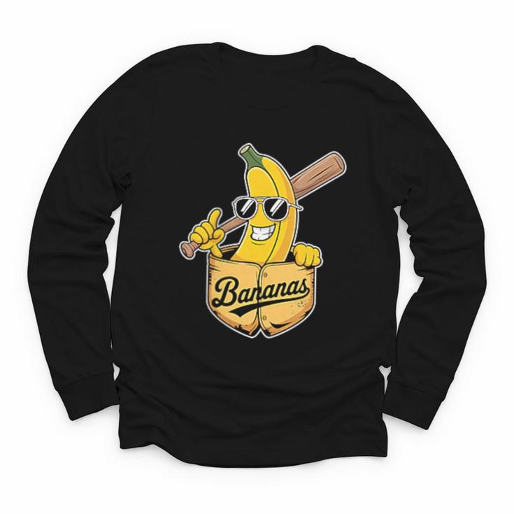 Banana Baseball Fruit Youth Long Sleeve Tee