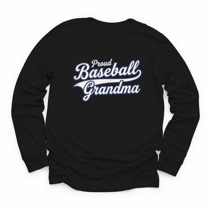 Baseball Grandma Graphic Youth Long Sleeve Tee