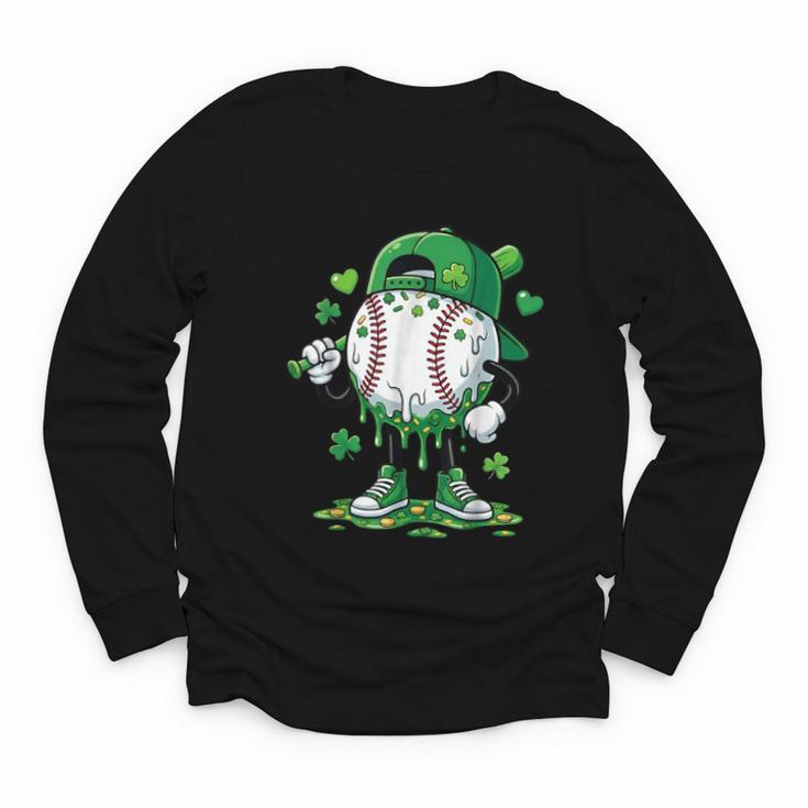 Baseball Icecream Apparel Youth Boy St Patrick's Day Youth Long Sleeve Tee
